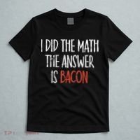 I Did The Math The Answer Is Bacon BBQ Costume Grill T-Shirt thumb 5