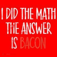 I Did The Math The Answer Is Bacon BBQ Costume Grill Santa Hat thumb 1
