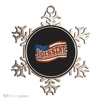 I Dissent USA Flag Vintage Ornament