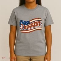 I Dissent USA Flag Vintage T-Shirt thumb 4