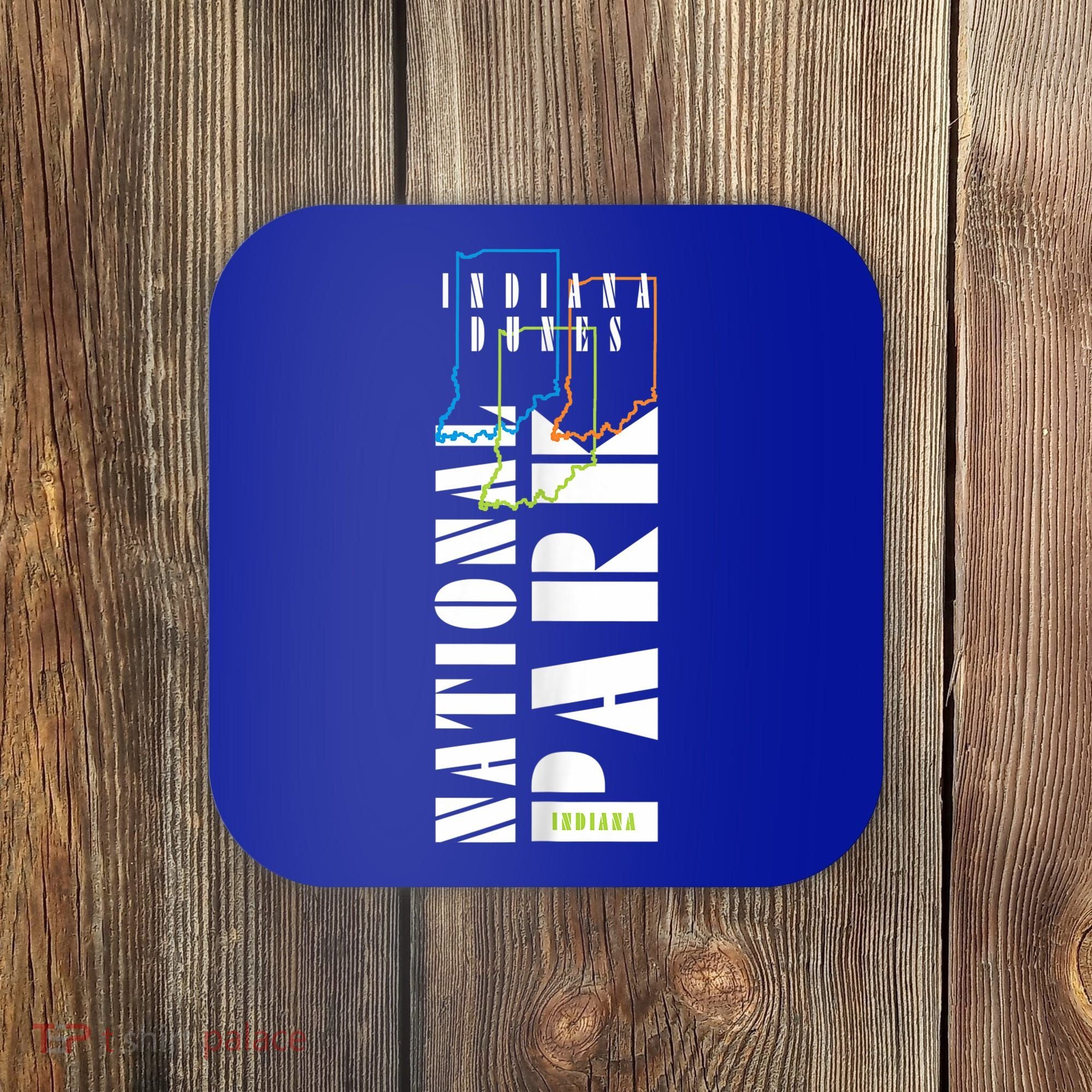 Indiana Dunes Us National Park Nature Lover Hiking Souvenir Great Gift Coaster