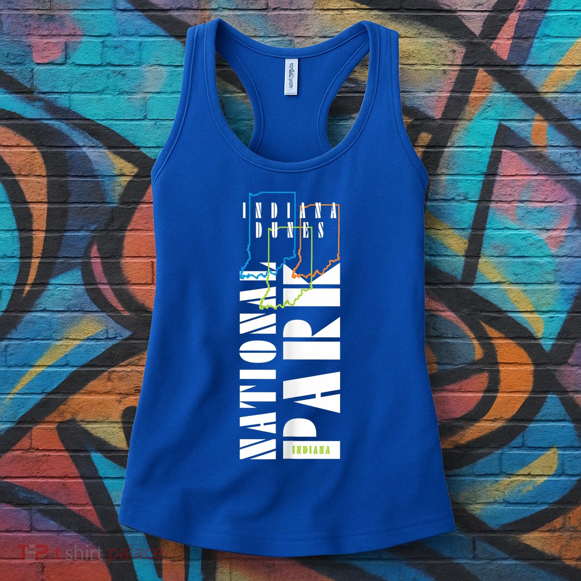 Indiana Dunes Us National Park Nature Lover Hiking Souvenir Great Gift Women's Tank Top