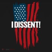 I Dissent! Vote Blue To Save Democracy Fight Facism Flag Tote Bag thumb 4