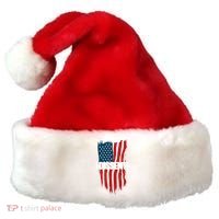 I Dissent! Vote Blue To Save Democracy Fight Facism Flag Santa Hat thumb 0