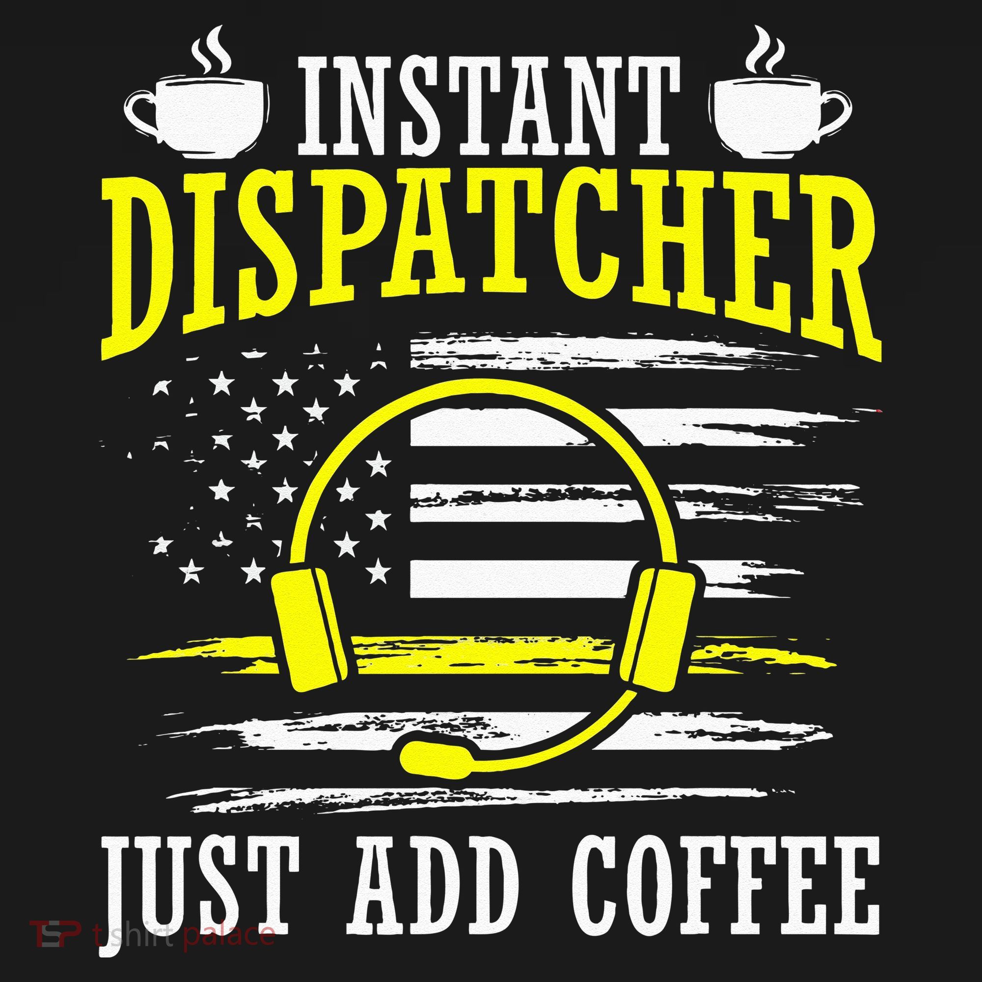Instant Dispatcher Voice Just Add Coffee 911 Dispatcher Hoodie