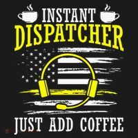 Instant Dispatcher Voice Just Add Coffee 911 Dispatcher Women's Tank Top thumb 5
