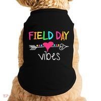 Ield Day Vibes Last Day Of School Field Day Teachers Gift Doggie Tank thumb 0