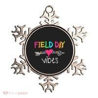 Ield Day Vibes Last Day Of School Field Day Teachers Gift Ornament thumb 0