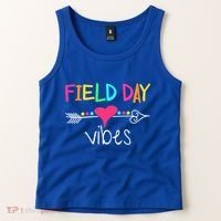Ield Day Vibes Last Day Of School Field Day Teachers Gift Tank Top thumb 2