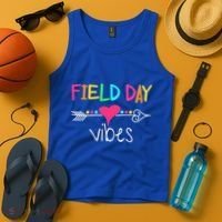 Ield Day Vibes Last Day Of School Field Day Teachers Gift Tank Top thumb 4