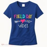 Ield Day Vibes Last Day Of School Field Day Teachers Gift Women's T-Shirt thumb 0