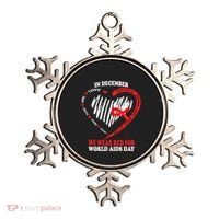 In December We Wear Red For World Aids Day Awareness Gift Ornament thumb 0
