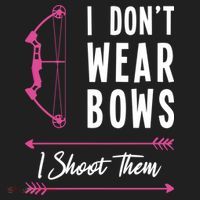 I Dont Wear Bows I Shoot Them Archer Bow Archery Hunter Meaningful Gift Beanie thumb 2