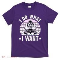 I Do What I Want Funny Monkey T-Shirt thumb 0