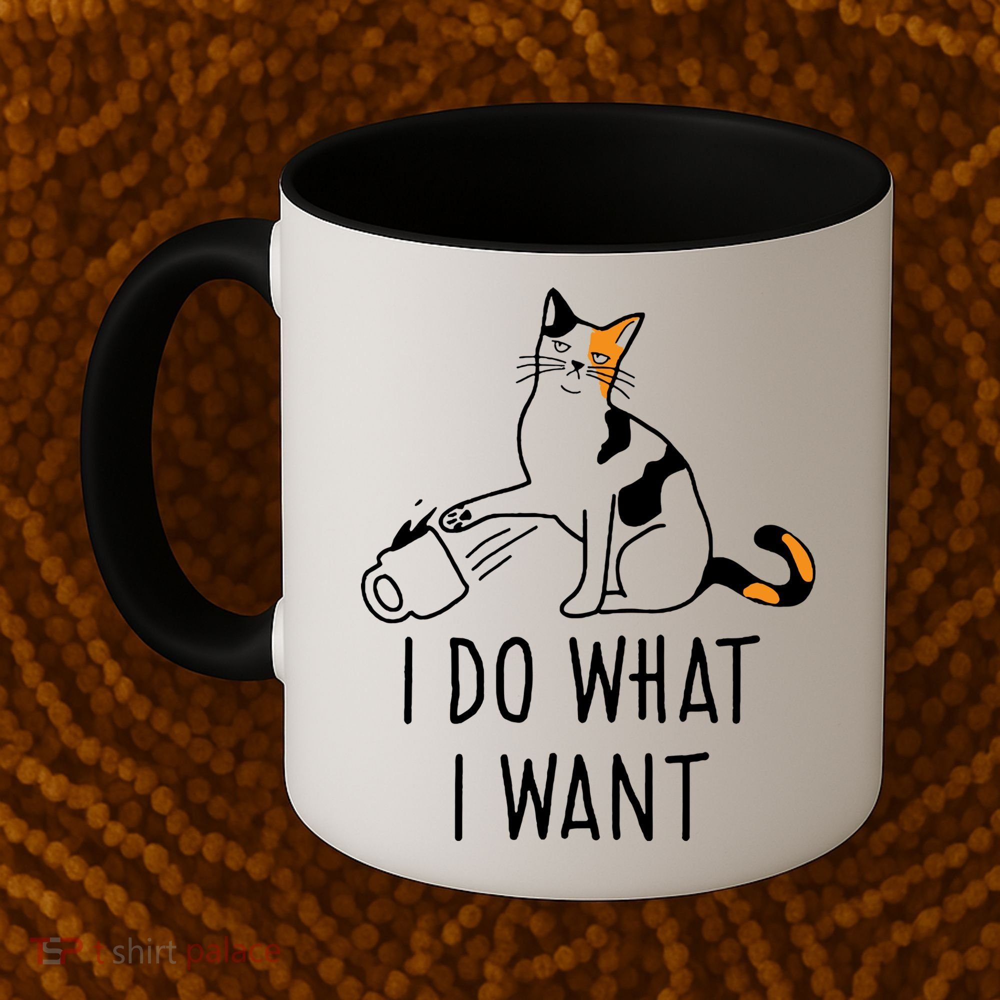 I Do What I Want Trending Cat Lovers Meme Coffee Attitude Woraglan Drink Coffee Mug