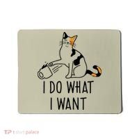 I Do What I Want Trending Cat Lovers Meme Coffee Attitude Woraglan Drink Mousepad thumb 0