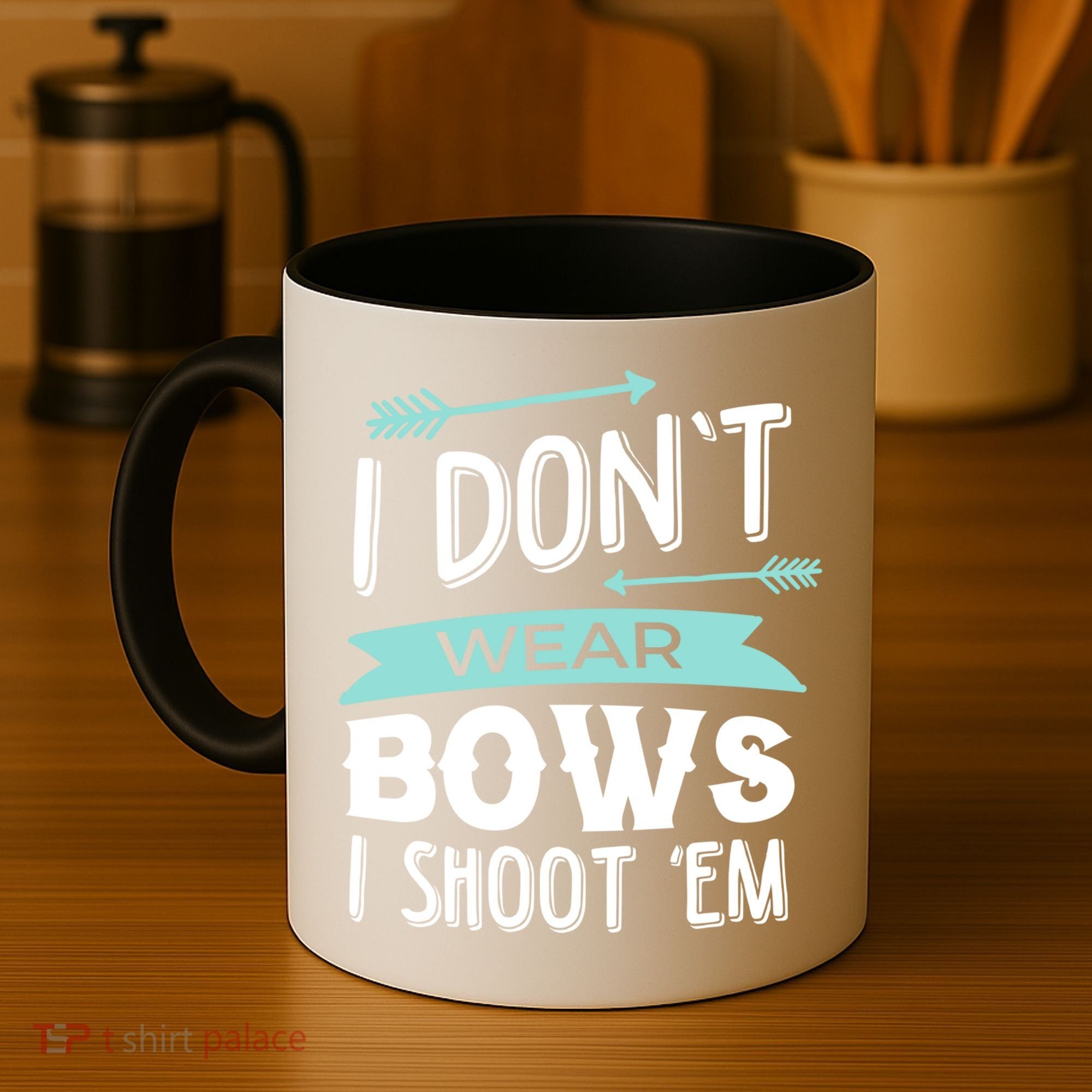 I Dont Wear Bows I Shoot Them Archery Cute Gift Coffee Mug