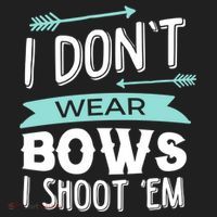 I Dont Wear Bows I Shoot Them Archery Cute Gift Beanie thumb 2