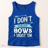 I Dont Wear Bows I Shoot Them Archery Cute Gift Tank Top thumb 2