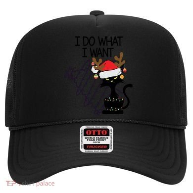 I Do What I Want Christmas Tree Cat Gift Hat