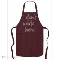 I Don't Work Here Apron thumb 0