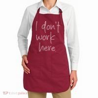 I Don't Work Here Apron thumb 2