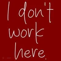 I Don't Work Here Kids Hoodie thumb 2