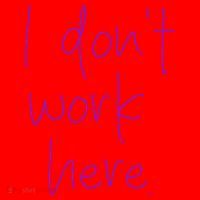 I Don't Work Here Santa Hat thumb 1