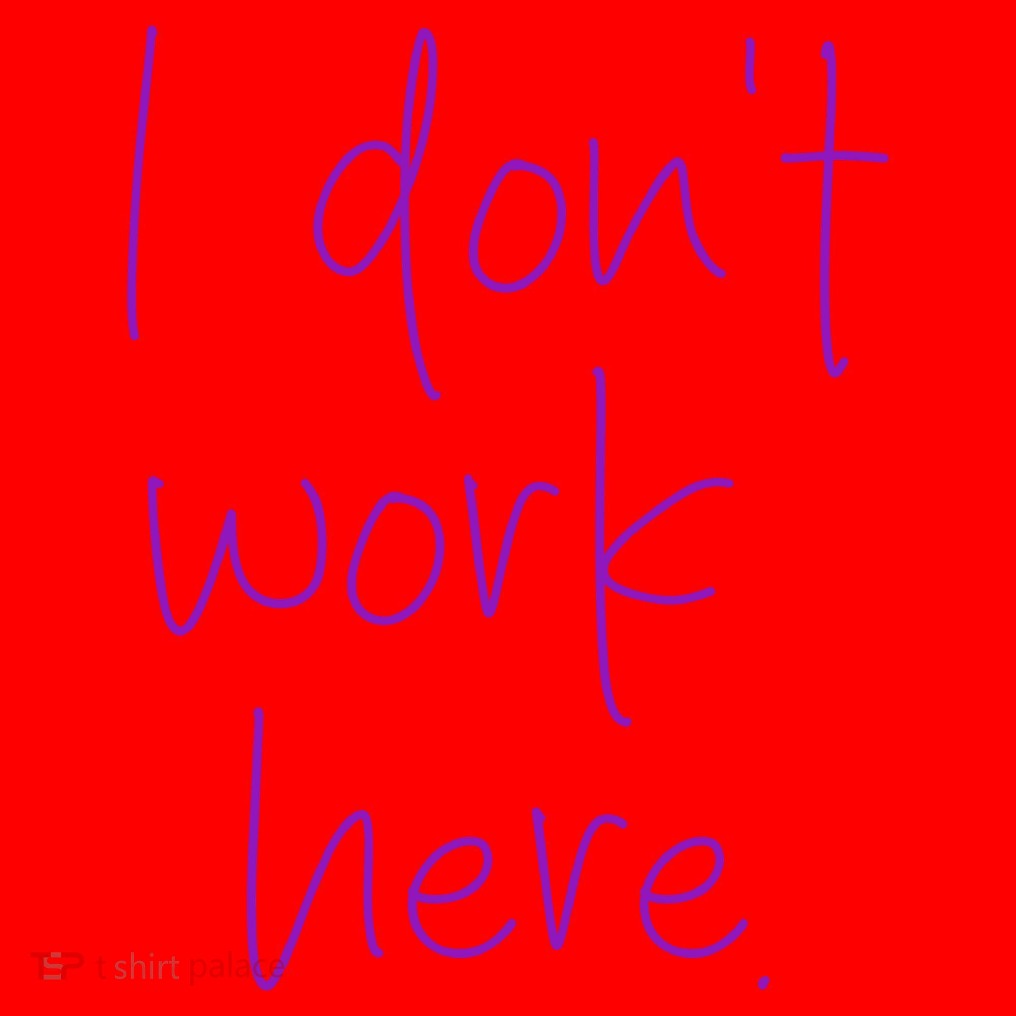 I Don't Work Here Santa Hat