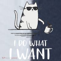 I Do What I Want Funny Cat Lovers Sport-Tek Competitor United Soccer Jersey thumb 4