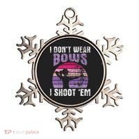 I Don't Wear Bows I Shoot Em funny Archery  Ornament thumb 0