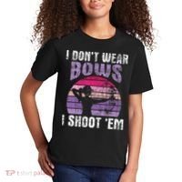 I Don't Wear Bows I Shoot Em funny Archery  Kids T-Shirt thumb 2