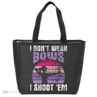 I Don't Wear Bows I Shoot Em funny Archery  Tote Bag thumb 0
