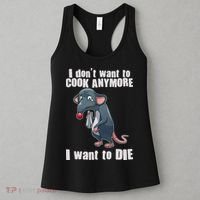 I Don't Want To Cook Anymore I Want To Die Women's Tank Top thumb 3