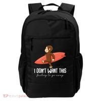 I Dont Want This Feeling To Go Away Surf Monkey Backpack thumb 0