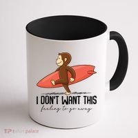 I Dont Want This Feeling To Go Away Surf Monkey Coffee Mug thumb 1