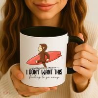 I Dont Want This Feeling To Go Away Surf Monkey Coffee Mug thumb 3