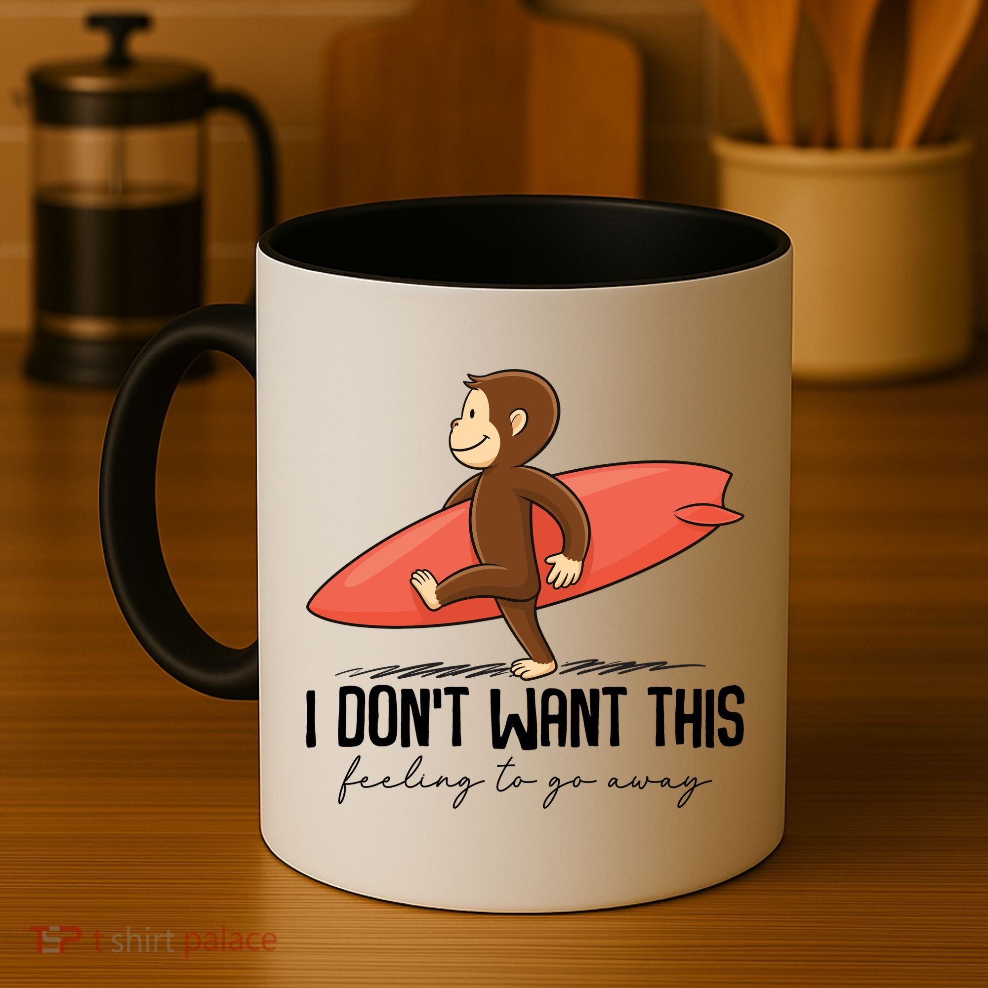 I Dont Want This Feeling To Go Away Surf Monkey Coffee Mug