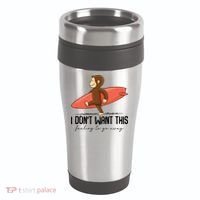 I Dont Want This Feeling To Go Away Surf Monkey 16oz Travel Tumbler thumb 0