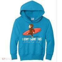 I Dont Want This Feeling To Go Away Surf Monkey Kids Hoodie thumb 0