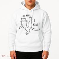 I Do What I Want Cat Hoodie thumb 2