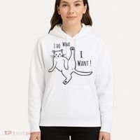 I Do What I Want Cat Hoodie thumb 5
