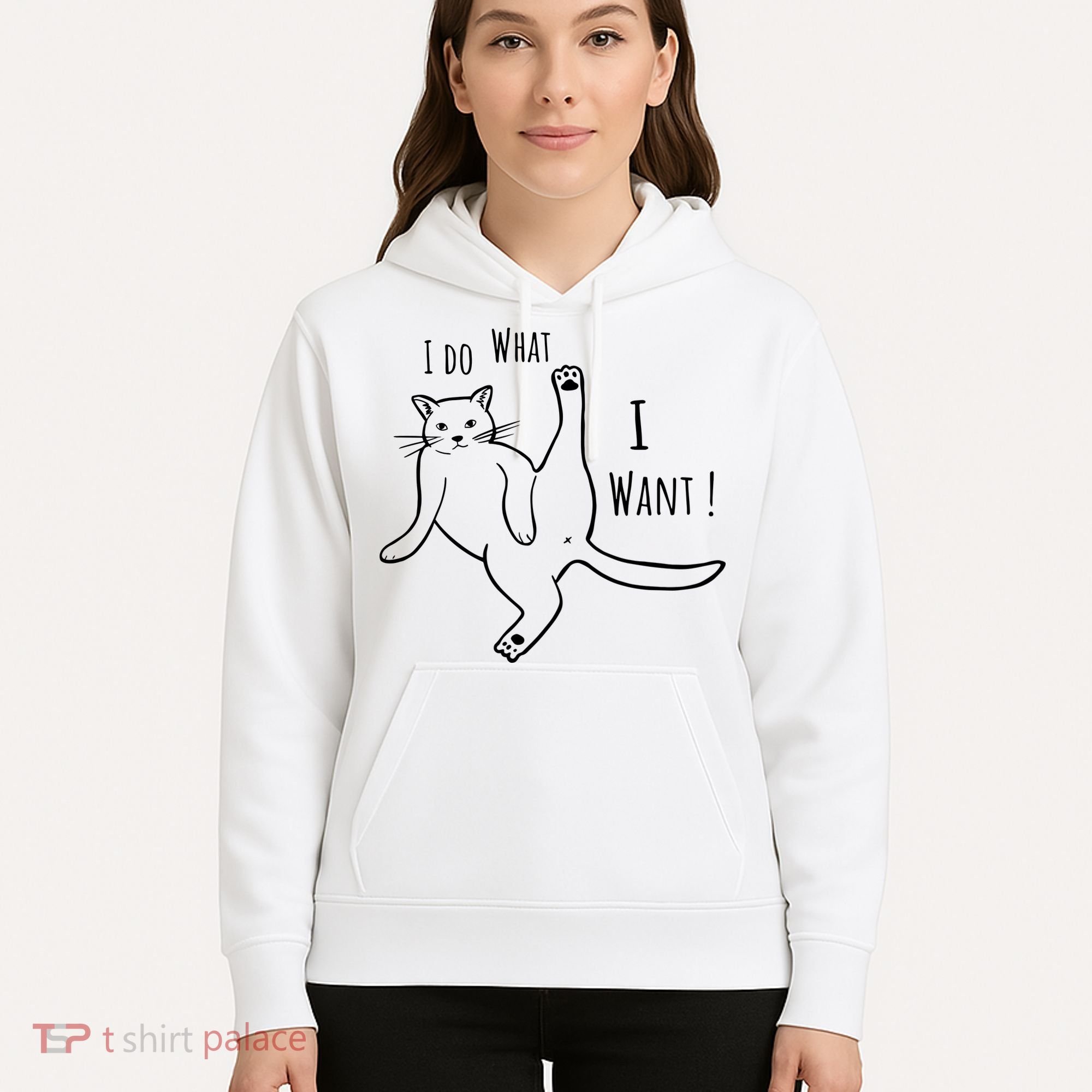 I Do What I Want Cat Hoodie