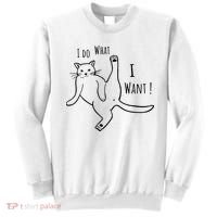 I Do What I Want Cat Sweatshirt thumb 0
