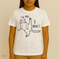 I Do What I Want Cat T-Shirt thumb 4