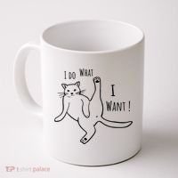 I Do What I Want Cat Coffee Mug thumb 0