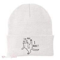 I Do What I Want Cat Beanie thumb 0