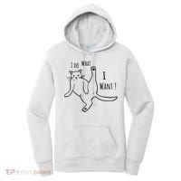 I Do What I Want Cat Women's Hoodie thumb 0