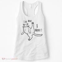 I Do What I Want Cat Women's Tank Top thumb 0