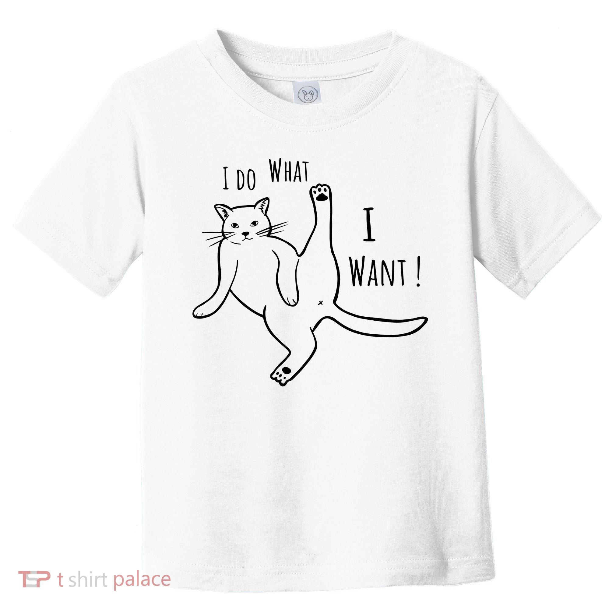I Do What I Want Cat Toddler T-Shirt